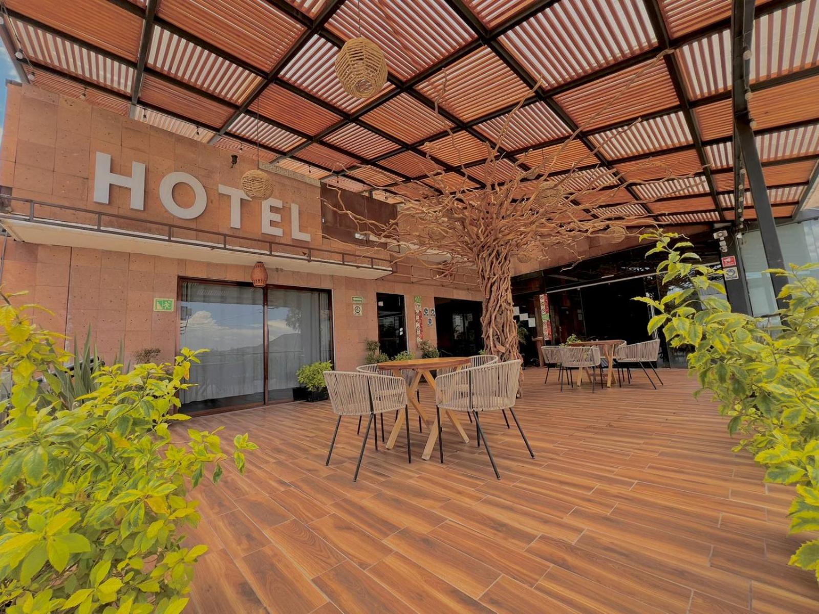 Hotel El Jaguar San Martín de las Pirámides Zewnętrze zdjęcie