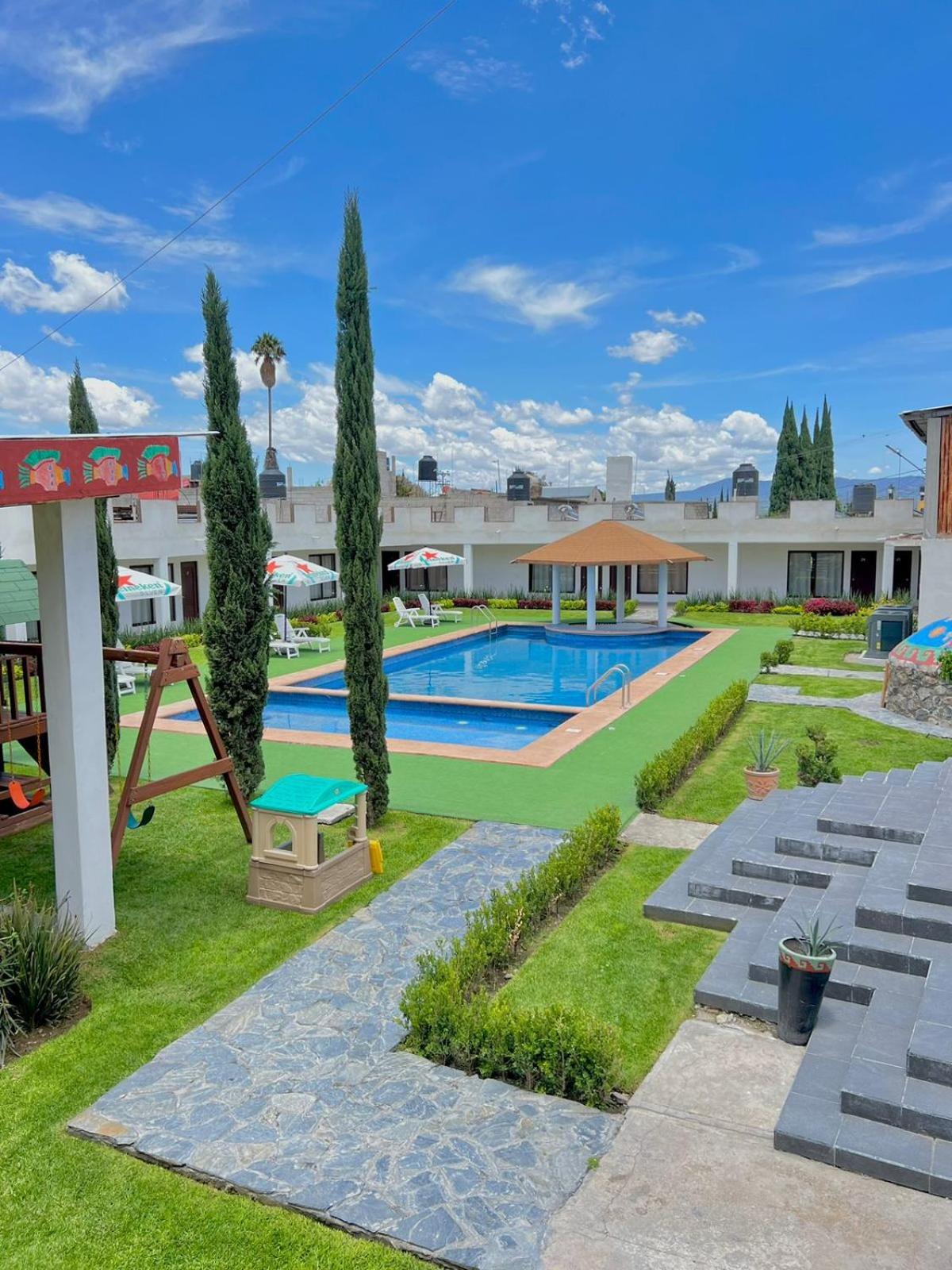 Hotel El Jaguar San Martín de las Pirámides Zewnętrze zdjęcie