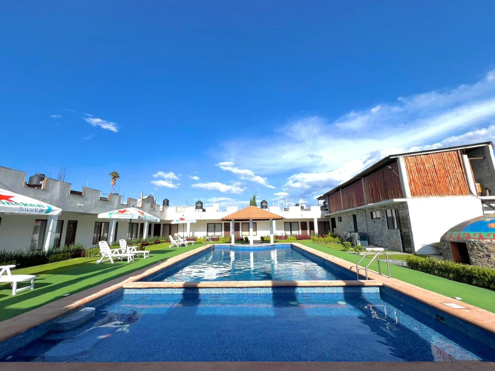 Hotel El Jaguar San Martín de las Pirámides Zewnętrze zdjęcie